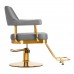 Hairdressing Chair GABBIANO GRANADA GOLD grey